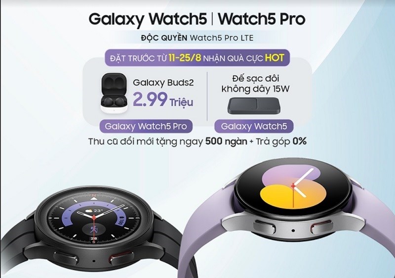 Samsung Galaxy Watch 5 Pro ra mắt