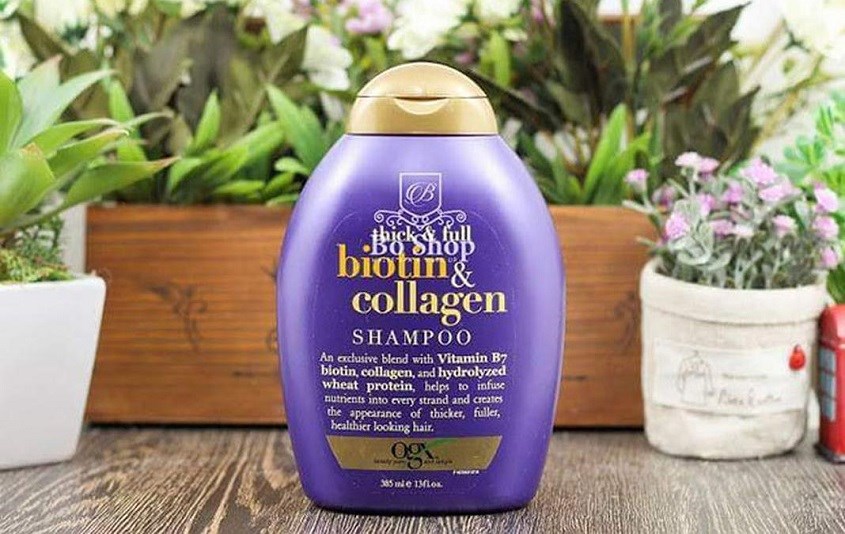 Dầu gội OGX Thick Full Biotin Collagen 385ml