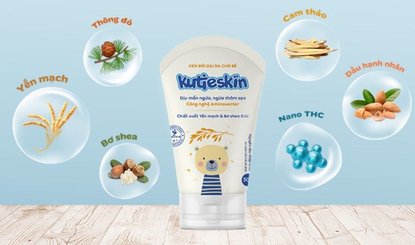 Các sản phẩm kem Kutieskin đều chiết xuất từ thiên nhiên