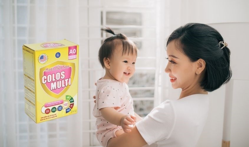 Sữa non Colos Multi giúp con mau lớn và khỏe mạnh