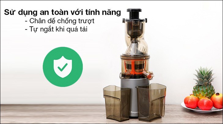 Máy được trang bị các tiện ích an toàn, hạn chế sự cố nguy hiểm có thể xảy ra