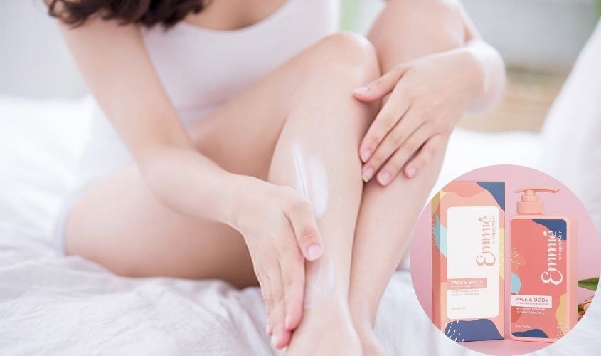 Kem dưỡng trắng toàn thân 5% Niacinamide Emmié Face & Body Emulsion 250g