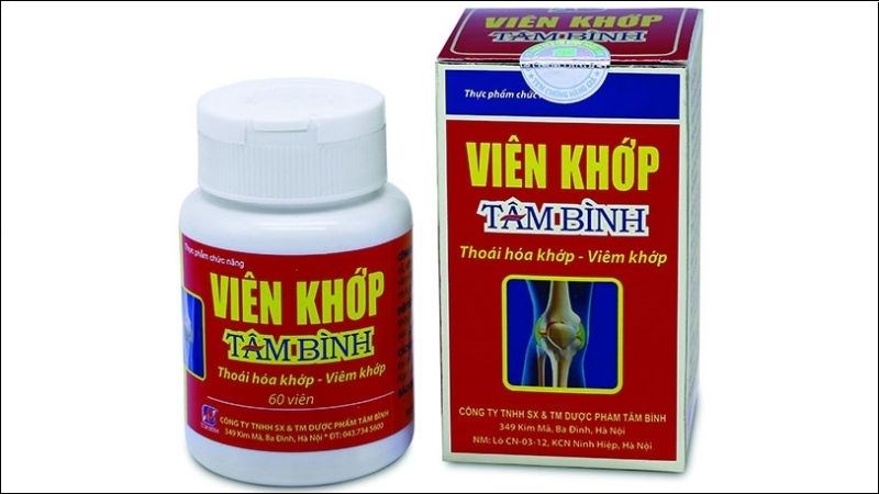 Nên uống viên khớp Tâm Bình trước ăn 30 phút mỗi ngày