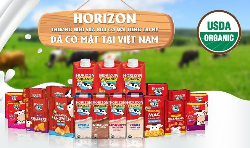 Horizon Organic là thương hiệu sữa hữu cơ đến từ Mỹ