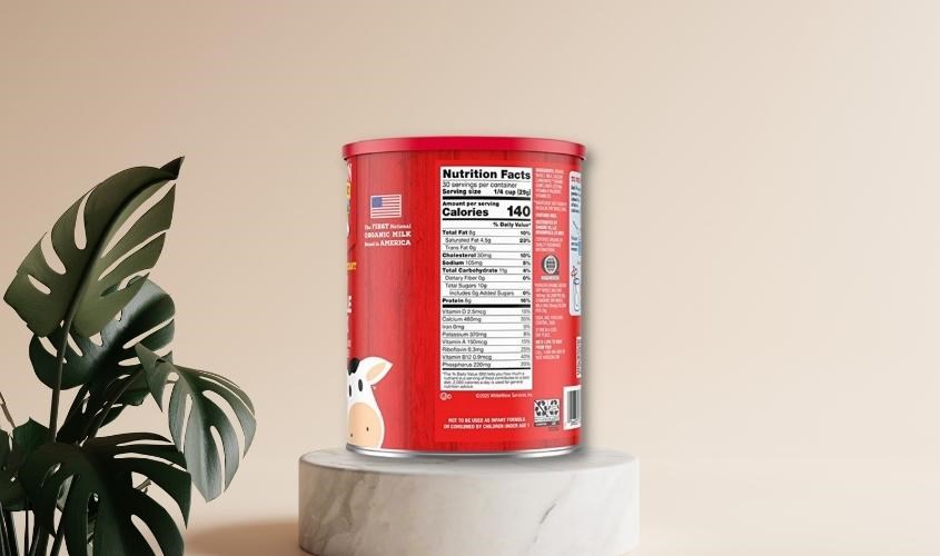 Sữa bột Horizon có bảng thành phần đa dạng