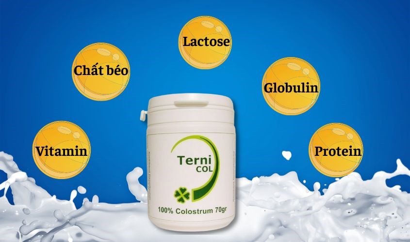 Thành phần có trong sữa non Ternicol