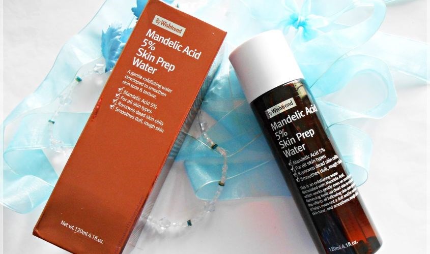 By Wishtrend Mandelic Acid 5% Skin Prep Water có thiết kế khá đơn giản với màu nâu chủ đạo