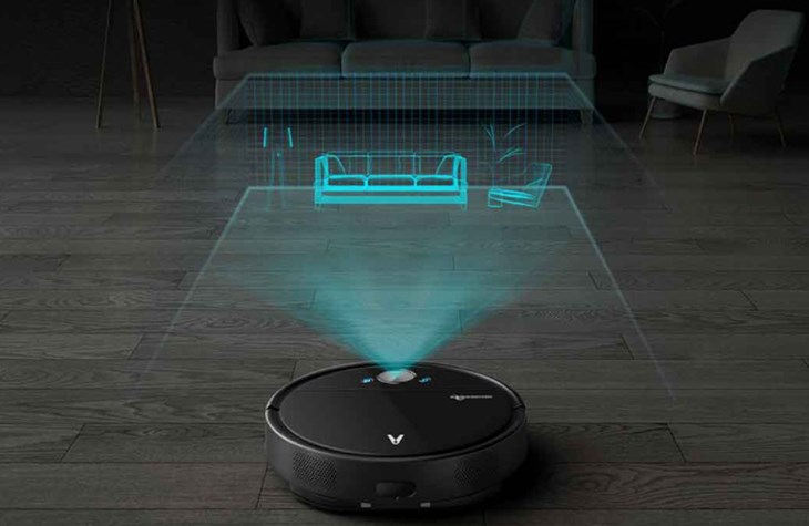 Robot hút bụi có camera giúp lên lịch trình dọn dẹp cụ thể, hợp lý