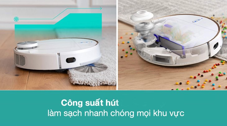 Công suất của thiết bị quyết định đến lực hút mạnh hay yếu