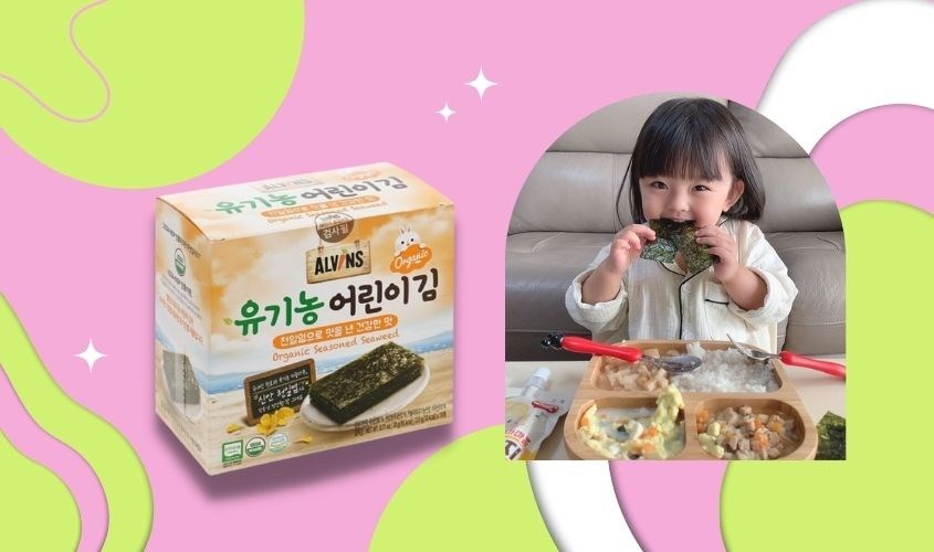 Rong biển Alvins được sản xuất từ nguồn nguyên liệu sạch và an toàn cho bé