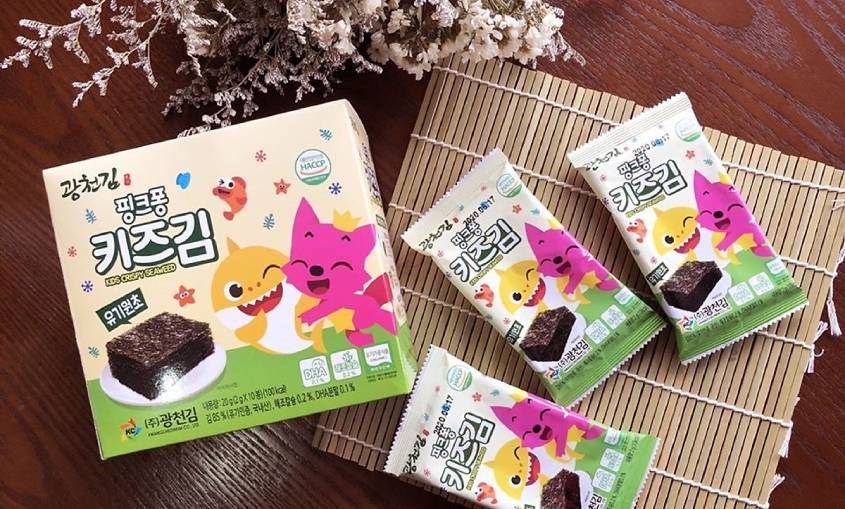 Rong biển Organic Pink Fong chứa nhiều chất dinh dưỡng cần thiết cho bé