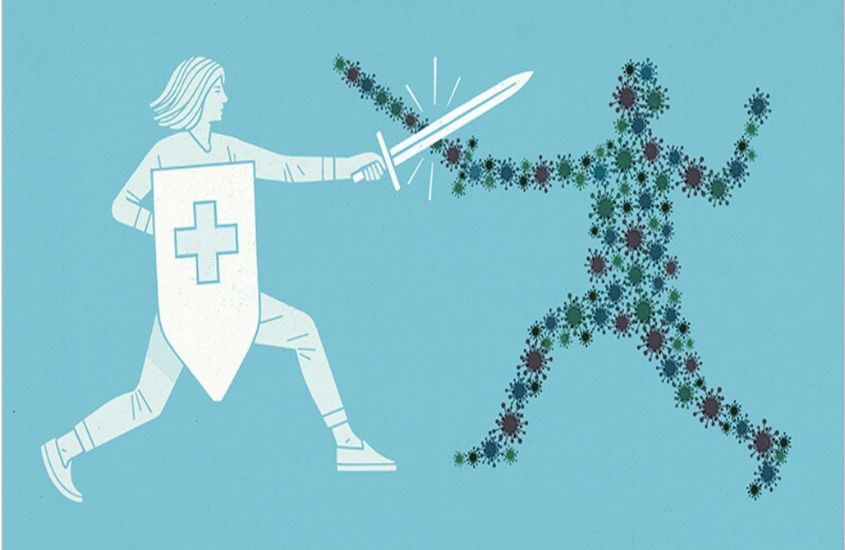 Hệ miễn dịch giúp bảo vệ cơ thể khỏi các yếu tố xâm nhập bên trong và bên ngoài