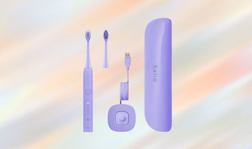 Bàn chải điện Halio Sonic Whitening (Tặng 1 đầu bàn chải)