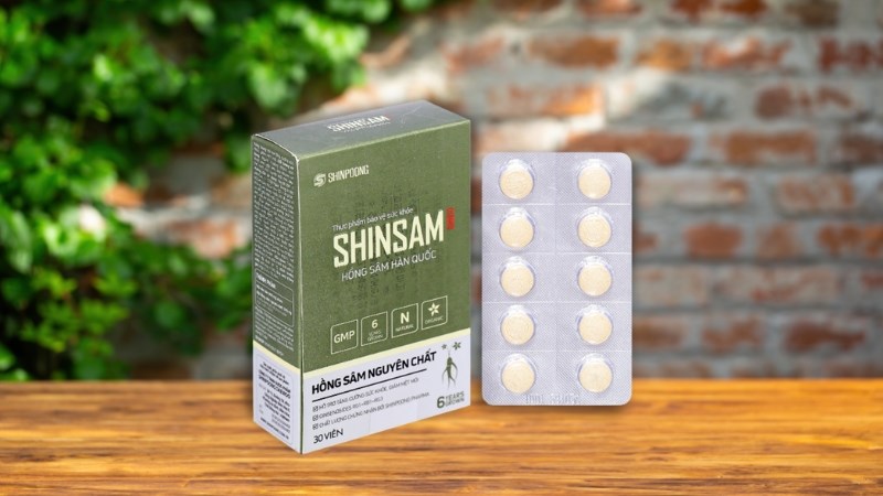 Hồng sâm Hàn Quốc Shinsam hỗ trợ tăng đề kháng hộp 30 viên