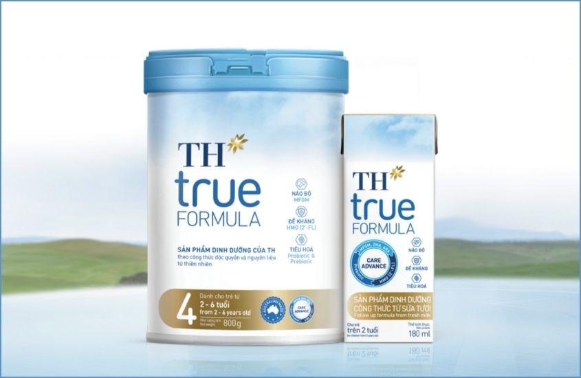 Sữa bột TH True Formula chứa nhiều dưỡng chất giúp bé phát triển toàn diện