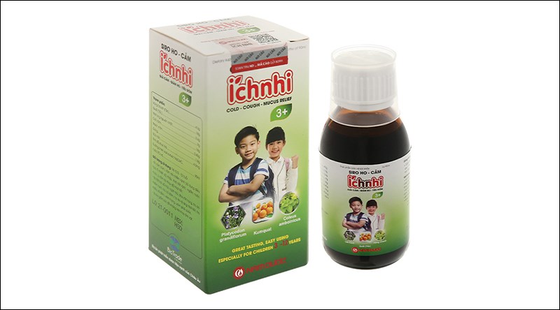 <div class='captionnews'>Siro ho cảm Ích Nhi 3+ hỗ trợ giảm ho, tăng đề kháng chai 90ml</div>