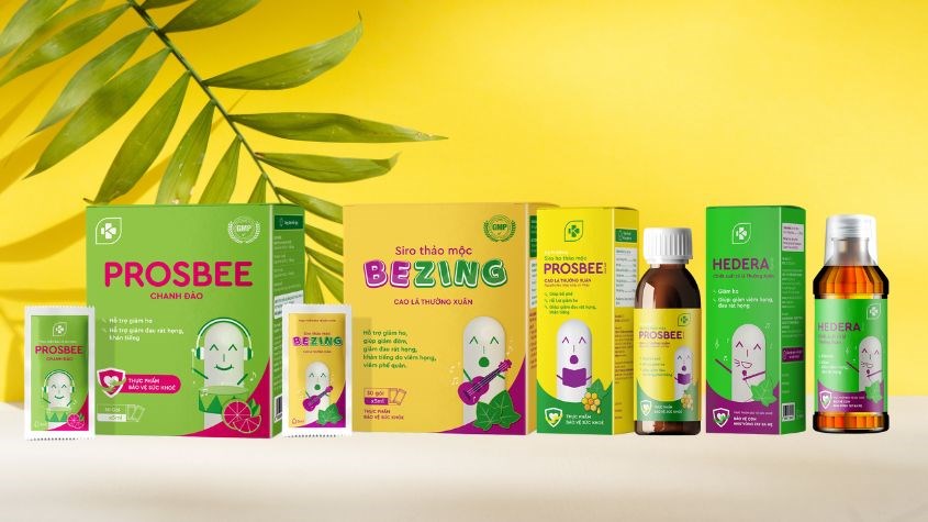 Dòng siro ho thảo dược từ thương hiệu Kentek