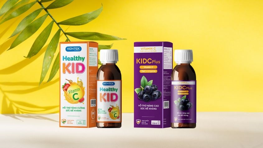 Dòng siro đề kháng từ thương hiệu Kentek