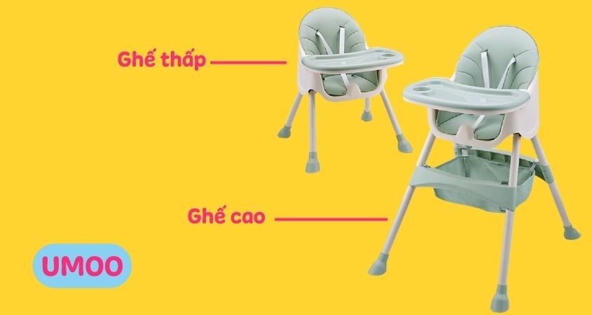 Ghế ăn dặm Umoo Hàn Quốc