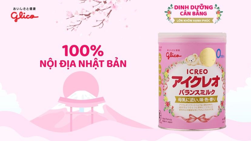 Sữa bột Glico đáp ứng được các tiêu chuẩn của chính phủ Nhật