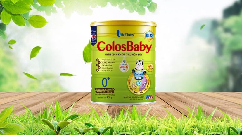 Sữa bột ColosBaby Bio Gold 0+ hương vani 800g (0 - 12 tháng)