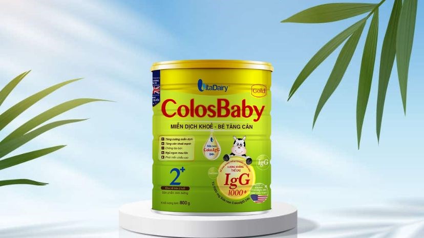 Sữa bột ColosBaby Gold 2+ hương vani 800g (từ 2 tuổi)
