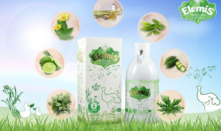 Nước tắm gội cho bé DK Pharma Elemis chiết xuất thảo dược 200 ml (mọi độ tuổi)