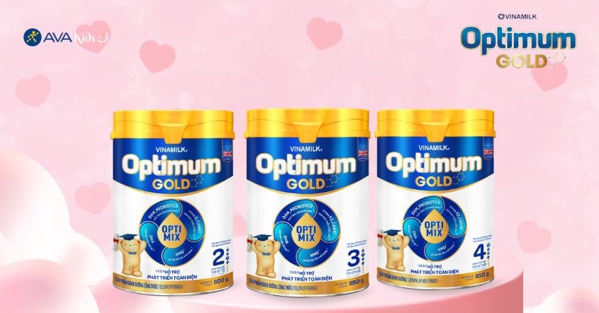 Các sản phẩm sữa bột cho bé Optimum được yêu thích