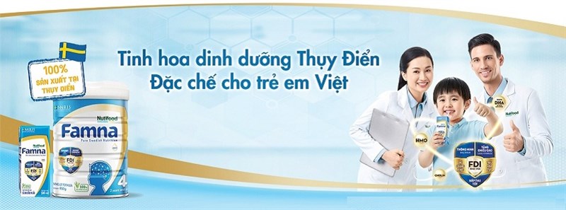 Sữa pha sẵn Famna 110ml - Công thức FDI độc quyền, nghiên cứu & phát triển bởi NNRIS