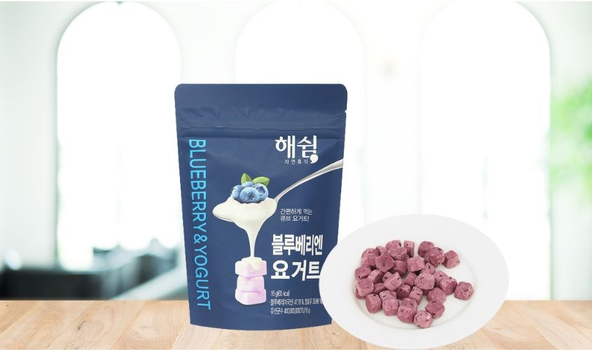 Sữa chua khô sấy lạnh vị việt quất Haeswim gói 16g