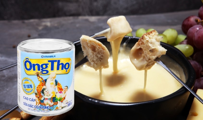 Sữa đặc có đường Ông Thọ dạng lon 380g