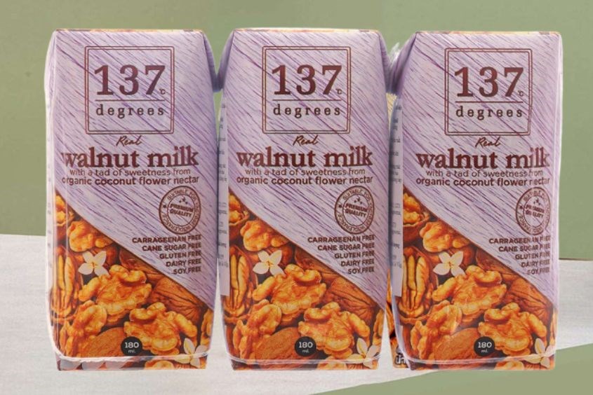 Bữa sáng cho bé ăn dặm BLW bằng sữa đậu nành hạt óc chó tuyệt ngon