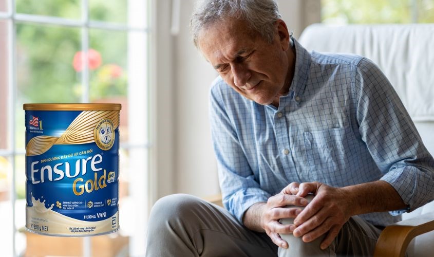 Sữa Ensure có hàm lượng canxi, vitamin D cao giúp ngăn ngừa loãng xương Sữa Ensure có hàm lượng canxi, vitamin D cao giúp ngăn ngừa loãng xương