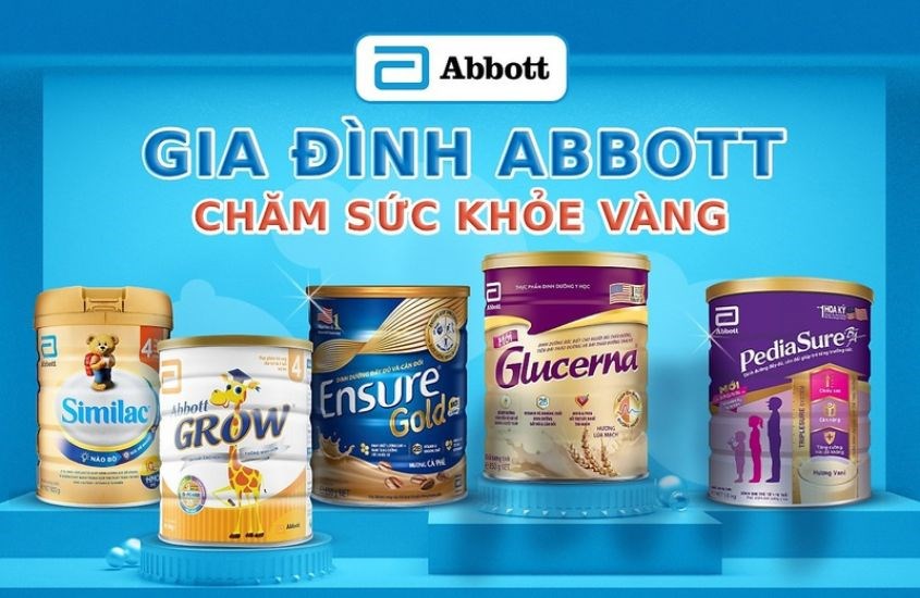 Thương hiệu Abbott có đa dạng dòng sản phẩm phù hợp với mọi đối tượng