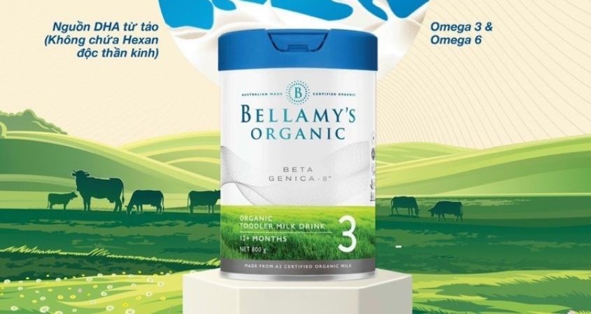 Sữa Úc Bellamy’s Organic