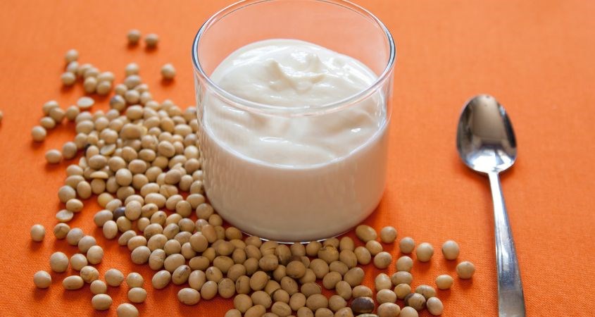 Không kết hợp sữa chua với đậu nành