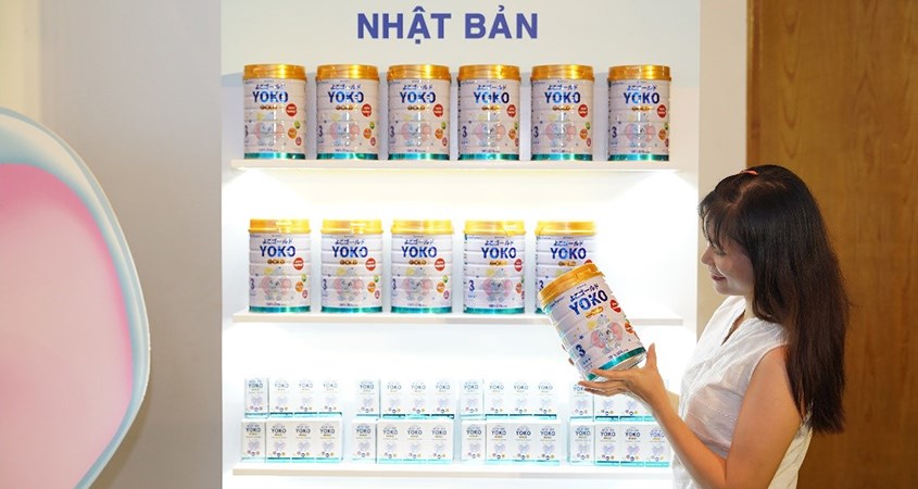 Sữa Yoko với nguyên liệu nhập khẩu Nhật Bản