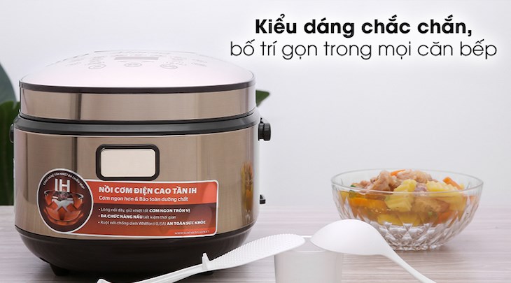 Nồi cơm điện cao tần Sunhouse Mama 1.5 lít SHD8955 với công suất 1200W mạnh mẽ, bền bỉ