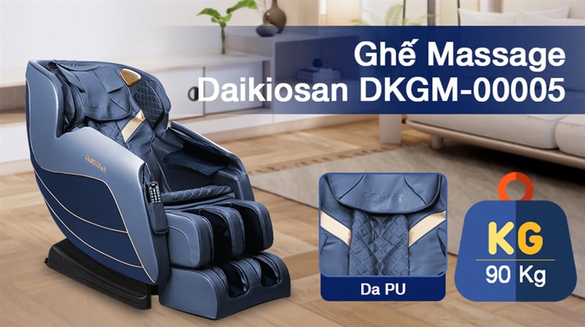 Ghế massage toàn thân Daikiosan DKGM-00005 với thiết kế hiện đại, sang trọng Ghế massage toàn thân Daikiosan DKGM-00005 với thiết kế hiện đại, sang trọng
