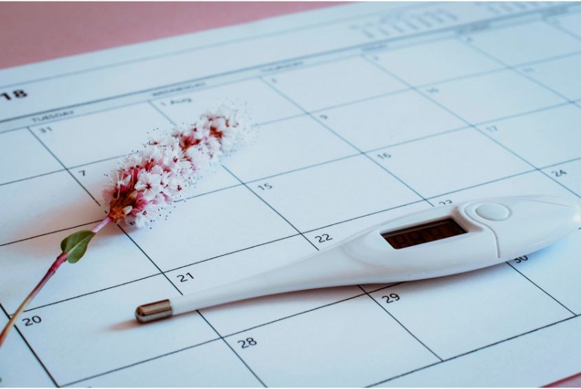 Theo dõi quá trình rụng trứng bằng lịch rụng trứng hoặc các ứng dụng có thể giúp xác định các vấn đề rụng trứng sớm hơn (Ảnh: Canva)