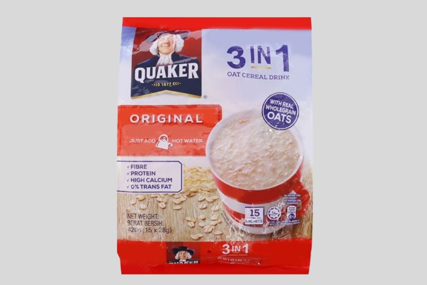 Ngũ cốc yến mạch nguyên chất Quaker Ngũ cốc là thực phẩm giàu vitamin B9 cho bé