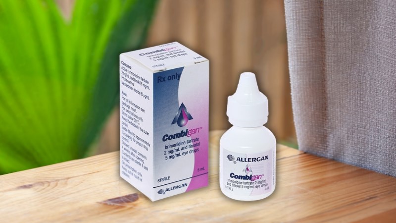 Dung dịch nhỏ mắt Combigan trị tăng nhãn áp lọ 5ml Dung dịch nhỏ mắt Combigan trị tăng nhãn áp lọ 5ml