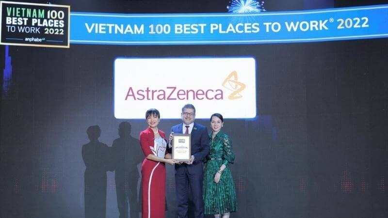 AstraZeneca thuộc top 100 nơi làm việc tốt nhất Việt Nam trong giai đoạn 2018 - 2020