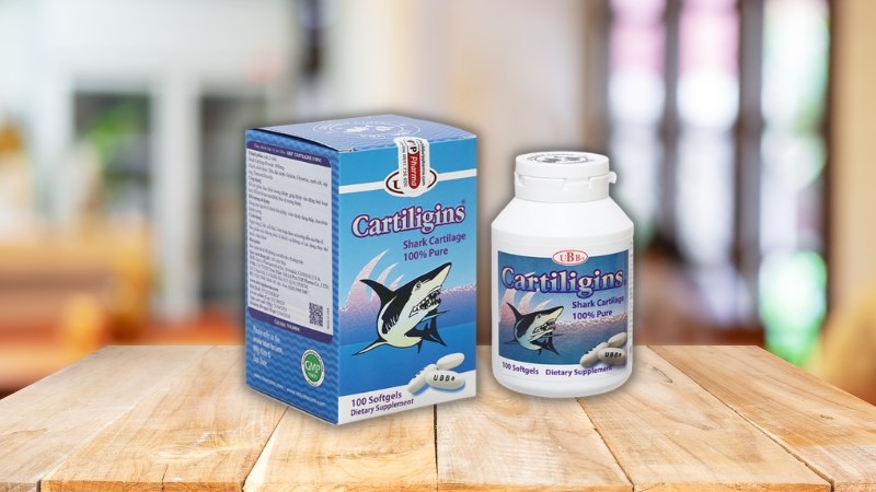 UBB Cartiligins giảm đau nhức, tái tạo sụn khớp lọ 100 viên