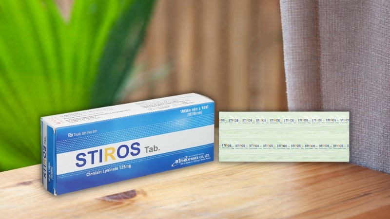  Stiros Tab. 125mg giảm đau, kháng viêm xương khớp (10 vỉ x 10 viên)