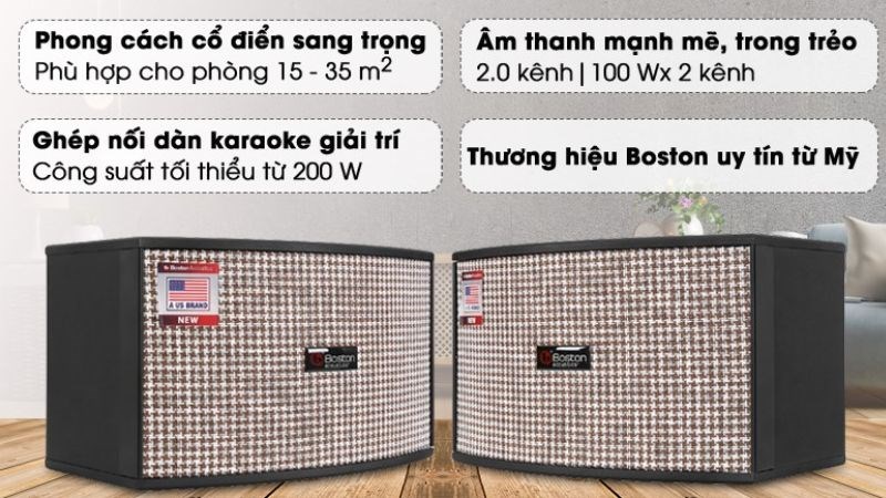 Loa Boston Acoustics giá hạt dẻ, tiết kiệm lên đến 1.100.000đ