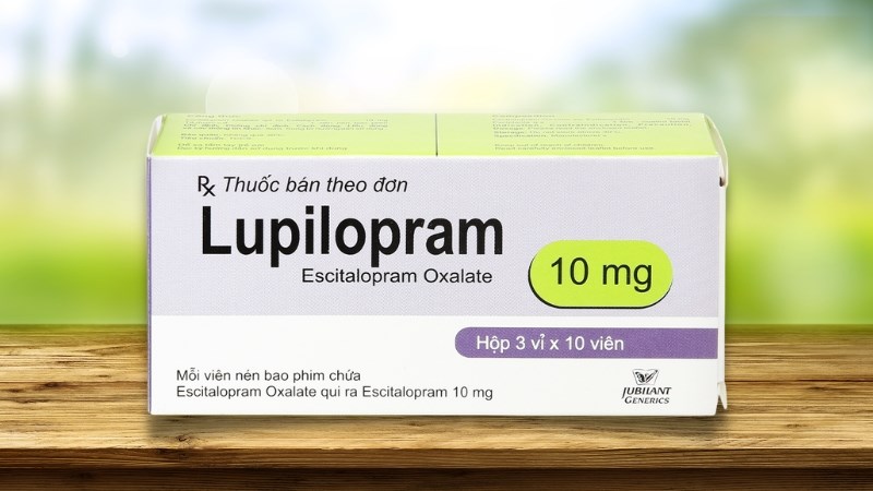 Lupilopram 10mg trị trầm cảm, rối loạn lo âu
