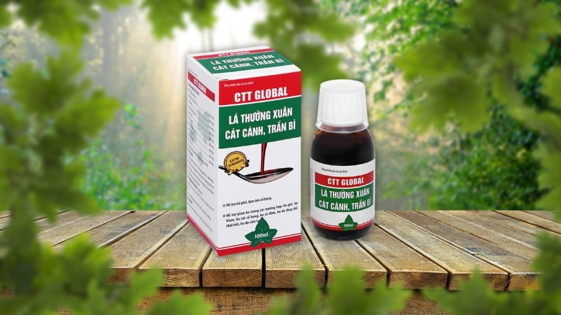 Siro CTT Global hỗ trợ giảm ho, bổ phổi chai 100ml