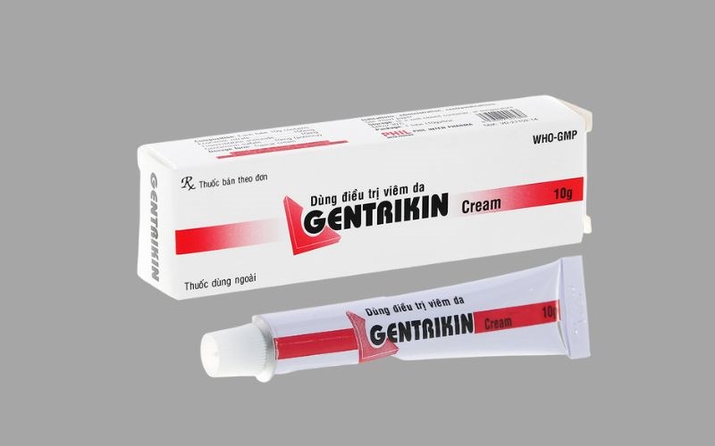 Kem bôi Gentrikin Cream trị nấm da tuýp 10g