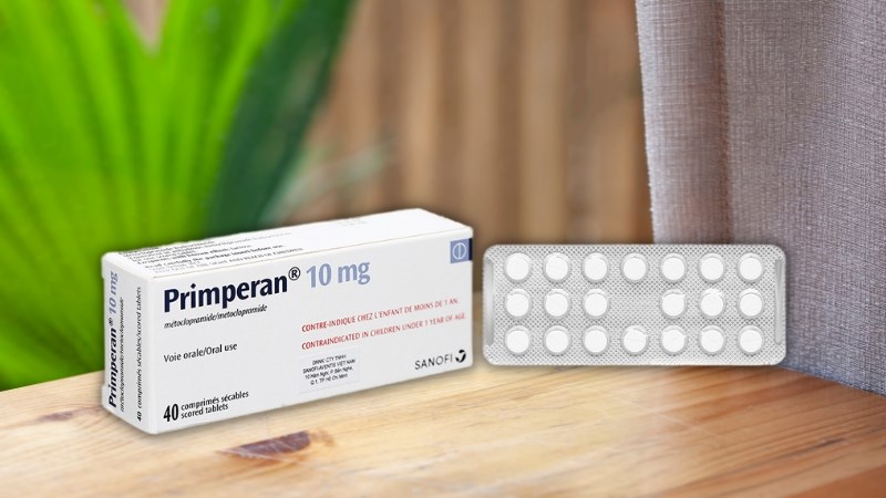  Primperan 10mg trị triệu chứng nôn và buồn nôn (2 vỉ x 20 viên)